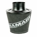 Конусный фильтр Ramair JS-150-BK с универсальным горлышком, черный, большой, с алюминиевым основанием, 63 мм