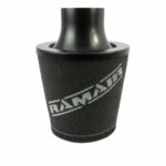 Конусный фильтр Ramair JS-150-90-BK с универсальным горлышком, черный, большой, с алюминиевым основанием, 89 мм