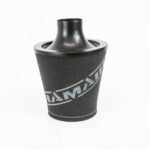 Конусный фильтр Ramair JS-175-60-BK с универсальным горлышком, черный, большой, с алюминиевым основанием, 60 мм