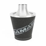Конусный фильтр Ramair JS-175-60-SL с универсальным горлышком, черный, большой, с алюминиевым основанием, 60 мм