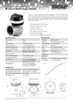 Turbosmart вестгейт WG60 GenV Powergate 60 7psi Синий — изображение 3