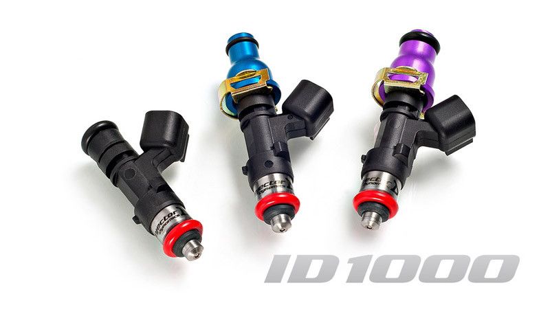 zestaw-4-wtryskiwaczy-paliwa-injector-dynamics-1000cc-min-honda-s2000-f-ser-00-05-48mm-11mm Комплект из 4 топливных форсунок Injector Dynamics 1000cc/мин, Honda S2000 F- Сер. 00-05 48 мм/11 мм — изображение 1