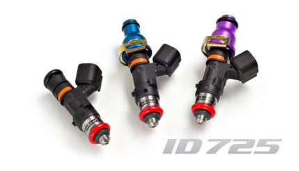 Комплект из 6 топливных форсунок Injector Dynamics 725cc/min, Infiniti G37 VQ37 / Nissan 370Z VQ37 / GTR R35 VR38 48 мм / 14 мм