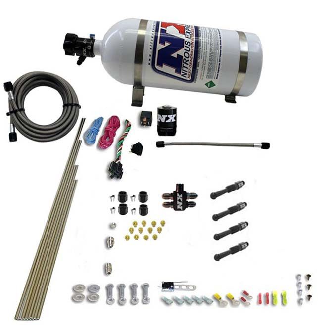 zestaw-nitro-nitrous-express-nx-93046-10-suchy-bezposredni-4-cyl Сухая система закиси азота с прямым портом, 4 цилиндра Nitrous Express NX 93046-10 — изображение 1
