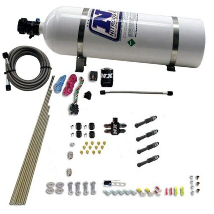 Сухая система закиси азота с прямым портом, 4 цилиндра Nitrous Express NX 93046-15