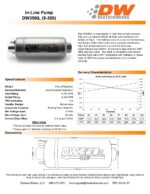 Топливный насос DeatschWerks DW350il 350 л/ч для — изображение 2