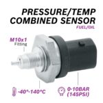 Комбинированный датчик давления/температуры жидкости Bosch 10 бар, 140 градусов C — комплект с разъемом — изображение 3