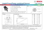 Комбинированный датчик давления/температуры жидкости Bosch 10 бар, 140 градусов C — комплект с разъемом — изображение 5