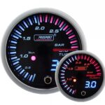 Prosport JDM Series 52 мм — манометр наддува 0–3 бар с водонепроницаемым датчиком