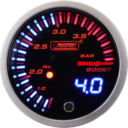 Prosport JDM Series 52 мм — манометр наддува 0–4 бар с водонепроницаемым датчиком