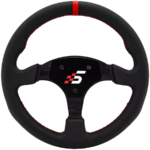 Профессиональный кожаный круглый гоночный руль 330 мм SIMAGIC Simulator Simracing