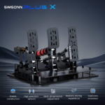 Педальный блок Pedal Plus X SIMSONN Simulator Simracing — серебристый — изображение 3