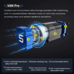 Педали Reactor для виброотдачи SIMSONN VAM Pro Симулятор линейного двигателя Simracing 3 Pack с блоком питания — изображение 4