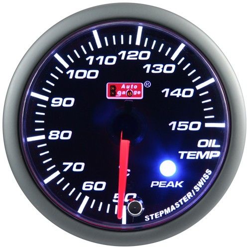 auto-gauge-wskaznik-temperatury-oleju-amber Автоматический датчик Индикатор температуры масла Желтый — изображение 1