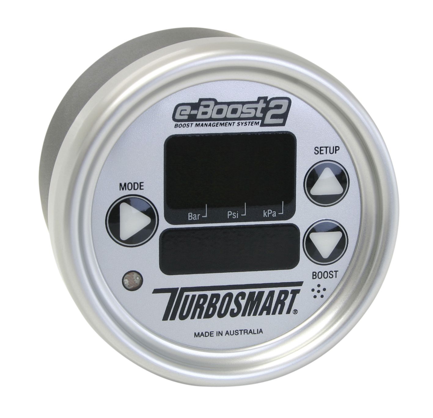 ebc-turbosmart-e-boost2-60psi-66mm-silver-face-silver-bezel EBC Turbosmart e-Boost2 60PSI 66 мм Серебристая лицевая панель/серебристая лицевая панель — изображение 1
