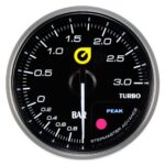 Новый индикатор Auto Gauge Boost 52 мм желтого цвета