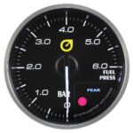 Новый указатель давления топлива Auto Gauge 52 мм, желтый — изображение 2