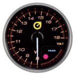 Новый индикатор напряжения Auto Gauge 60 мм, желтый