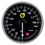 Новый индикатор напряжения Auto Gauge 60 мм, желтый — изображение 2