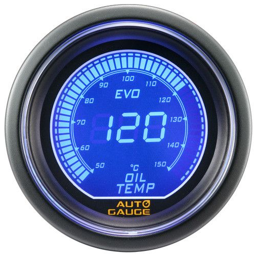 wskaznik-new-auto-gauge-temperatura-oleju-evo Новый автоматический датчик серии EVO Датчик Индикатор температуры масла — изображение 1
