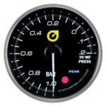 Новый индикатор вакуума Auto Gauge 52 мм, желтый — изображение 2