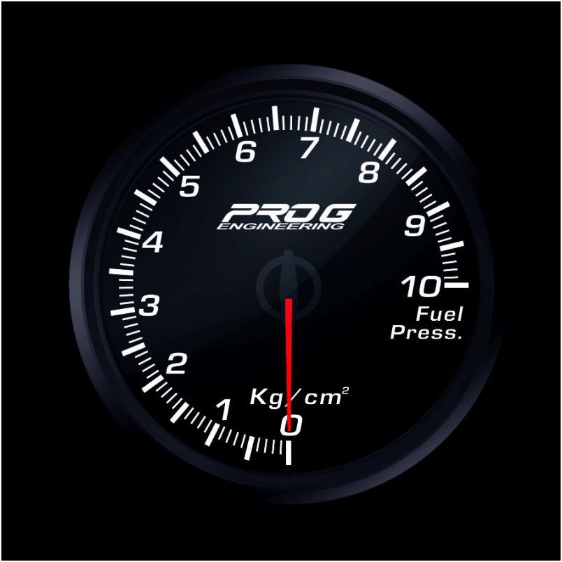wskaznik-pro-g-race-series-2-rc-cisnienia-paliwa-kg-cm2-white-60mm Pro G Race Series 2 RC манометр, давление топлива кг/см2 БЕЛЫЙ 60мм — изображение 1