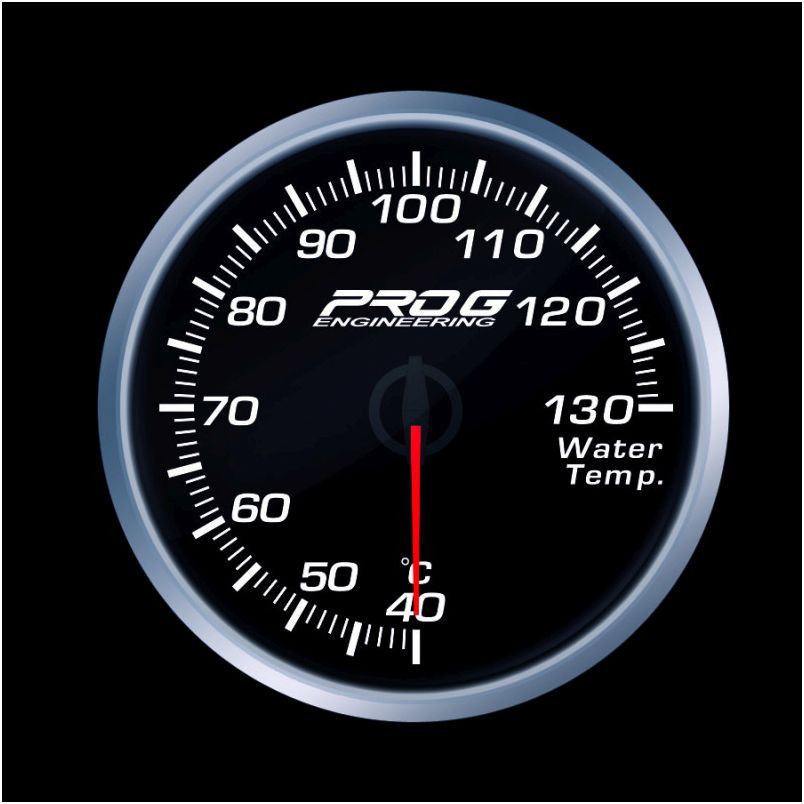 wskaznik-pro-g-race-series-2-rs-temperatury-wody-c-white-60mm Wskaźnik Pro G Race Series 2 RS, температура воды °C БЕЛЫЙ 60 мм — изображение 1