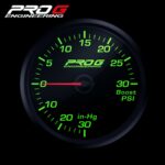 Радиоуправляемый манометр Pro G Race Series, наддув 30 PSI, ЗЕЛЕНЫЙ, 60 мм