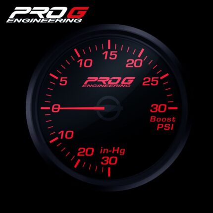 Радиоуправляемый манометр Pro G Race Series, наддув 30 PSI, КРАСНЫЙ, 60 мм