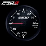 Радиоуправляемый манометр Pro G Race Series, наддув 30 PSI, БЕЛЫЙ, 52 мм