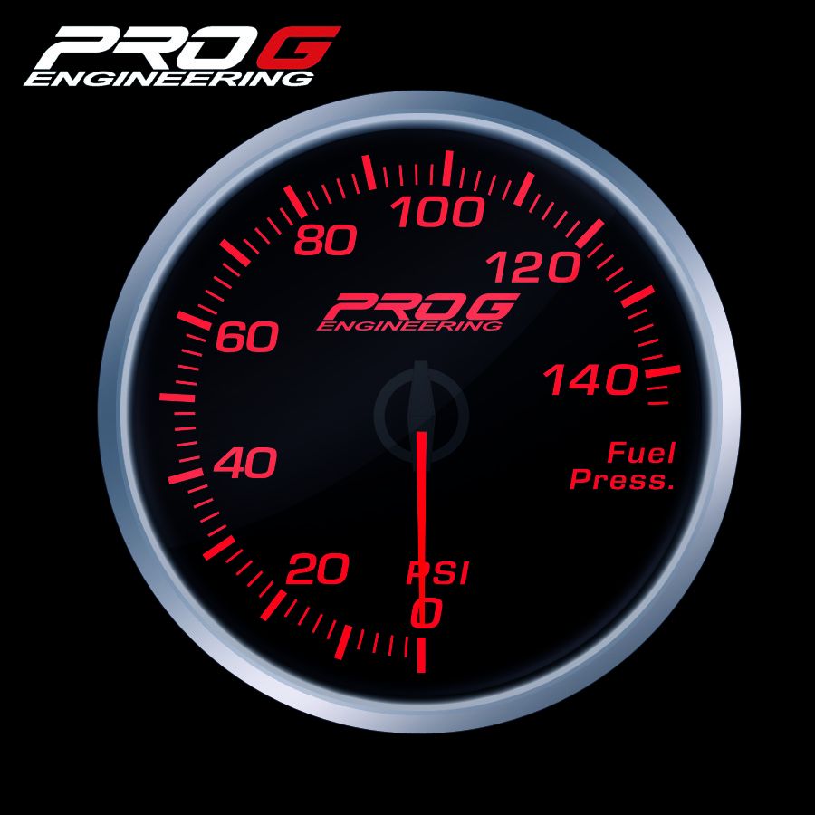 wskaznik-pro-g-race-series-rs-cisnienia-paliwa-psi-red-60mm Манометр Pro G Race Series RS, давление топлива PSI RED 60 мм — изображение 1