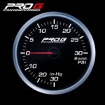 Манометр Pro G Race Series RS, наддув 30 PSI, БЕЛЫЙ, 60 мм