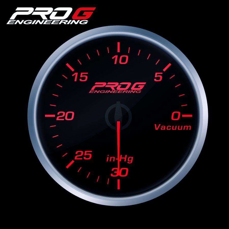wskaznik-pro-g-race-series-rs-podcisnienia-red-60mm Манометр Pro G Race Series RS, вакуумный RED, 60 мм — изображение 1