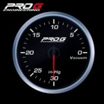 Манометр Pro G Race Series RS, вакуумный БЕЛЫЙ, 52 мм