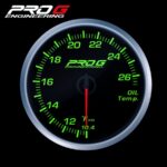 Датчик RS серии Pro G Race, температура масла °F ЗЕЛЕНЫЙ 60 мм
