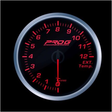 Датчик RS серии Pro G Race, температура выхлопных газов EGT °C КРАСНЫЙ 60 мм