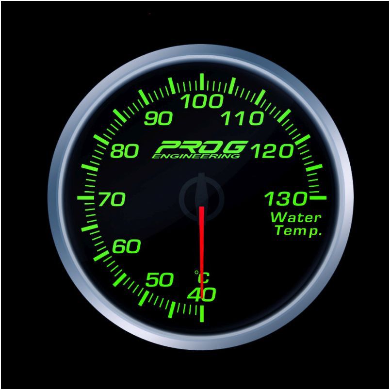 wskaznik-pro-g-race-series-rs-temperatury-wody-c-green-60mm Датчик Pro G Race Series RS, температура воды °C ЗЕЛЕНЫЙ 60 мм — изображение 1