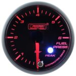Индикатор давления топлива Prosport для шагового двигателя серии Peak, 52 мм, желтый