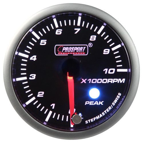 wskaznik-prosport-obrotomierz-seria-stepper-motor-peak-52mm-green Индикатор тахометра Prosport Шаговый двигатель серии Peak 52 мм Зеленый — изображение 1