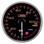 Индикатор давления масла Prosport Premium 60 мм, желтый