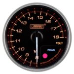 Индикатор напряжения Prosport Premium 60 мм, желтый