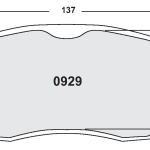 Колодки передние тормозные PFC 0929.15.17.44 для SUBARU BRZ/TOYOTA GT86/GR86