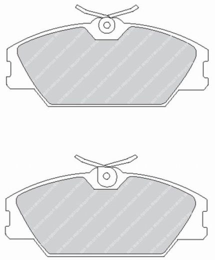 Передние тормозные колодки FERODO FCP406H DS2500 для RENAULT Clio II 2.0i RS