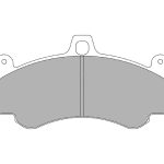 Передние тормозные колодки FERODO FRP3075H DS2500 для PORSCHE 911 Turbo S / GT2 / GT3 (997)