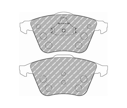 Передние тормозные колодки FERODO FCP4223H DS2500 для AUDI A3 (8P) / TT (8J) / VW Golf R / Golf Gti (Mk6)