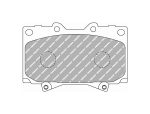 Передние тормозные колодки FERODO FCP1456H DS2500 для TOYOTA Land Cruiser 100/LEXUS LX 470