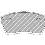 Передние тормозные колодки FERODO FCP4404H DS2500 для HONDA CR-Z (ZF1)