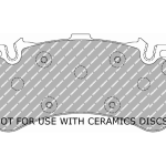 Передние тормозные колодки FERODO FCP4468H DS2500 для AUDI S6 (C7)
