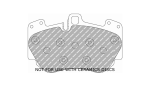 Передние тормозные колодки FERODO FCP4467H DS2500 для AUDI RS4 (B7/B8)/RS5 (8T)/R8 (42)