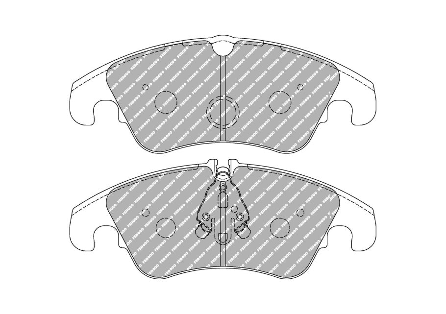 109390_GZvR_FDS4044_281_29 Передние тормозные колодки FERODO FDS4044 DS Performance для AUDI RS5 (8T) — изображение 1